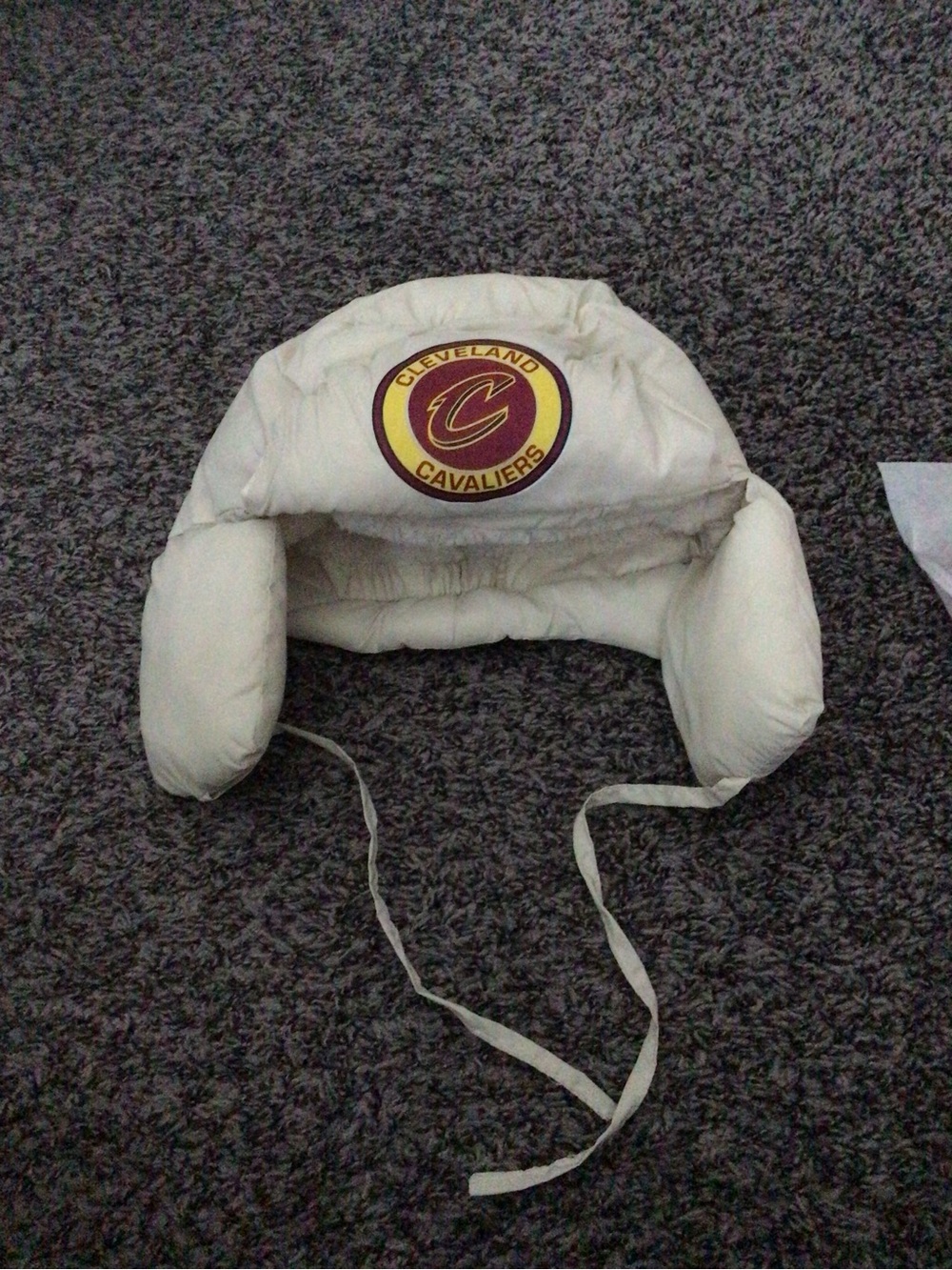Cleveland Cavaliers White Padded Helmet Hat